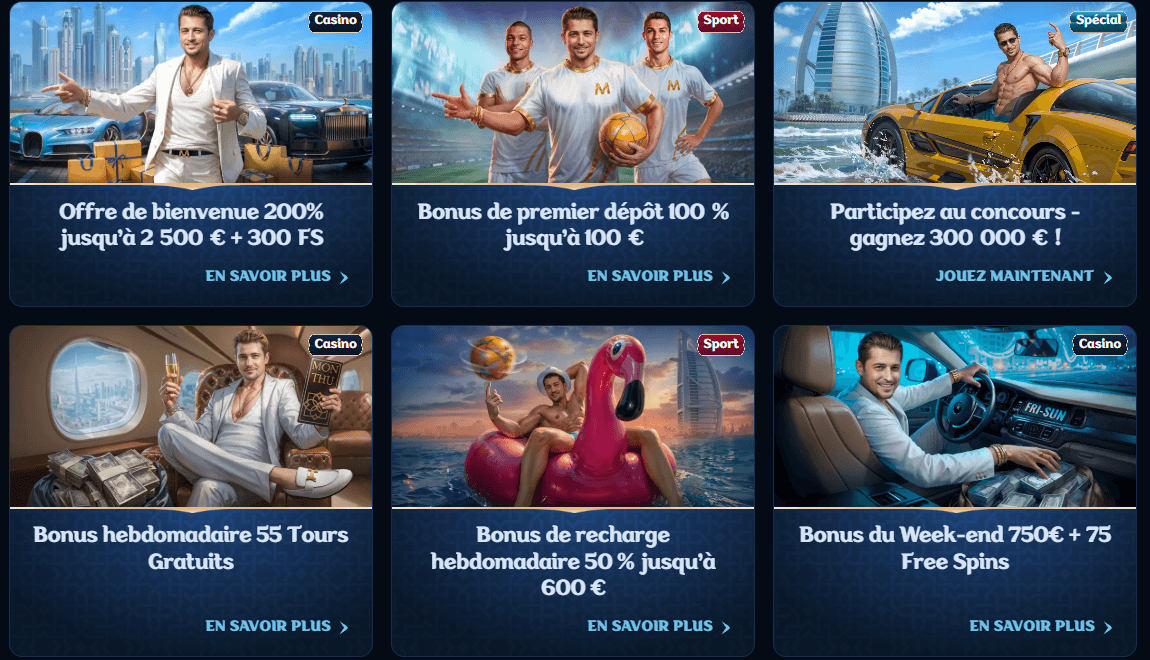 Millioner Casino promotions
